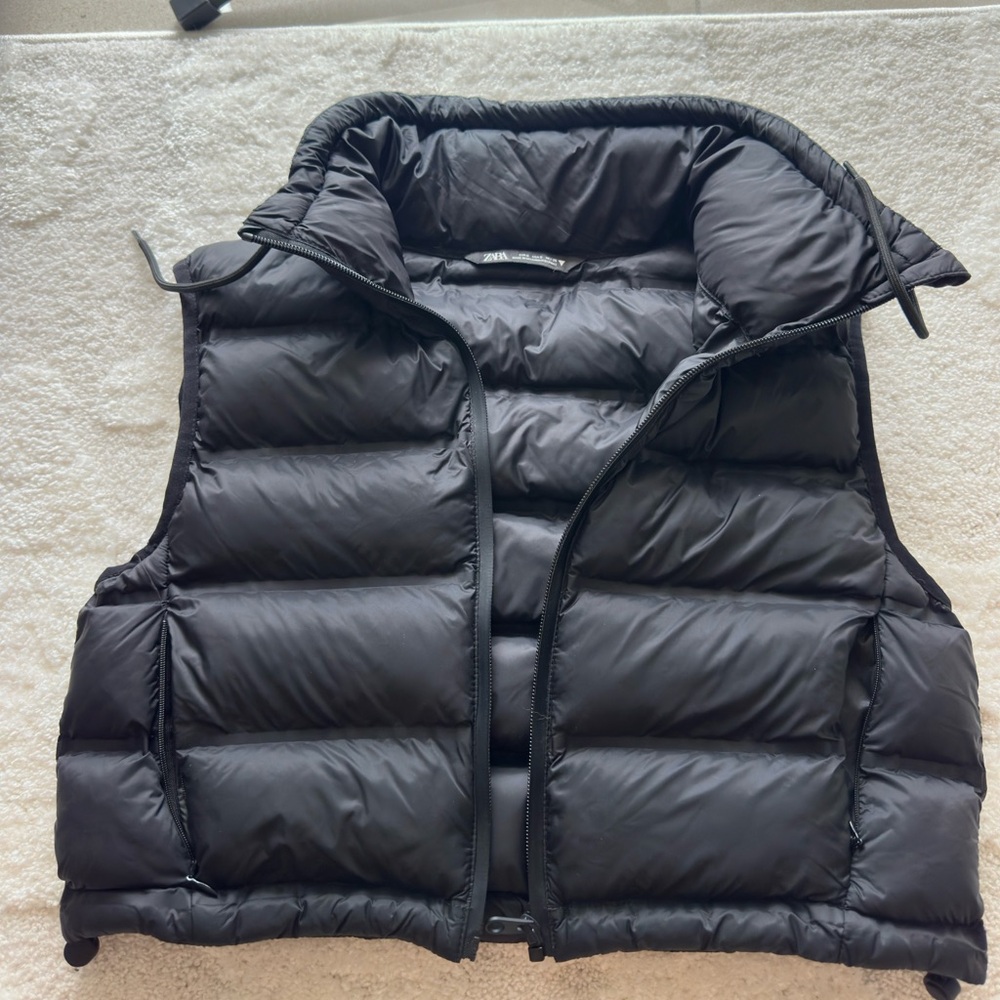 Black Puffer Vest